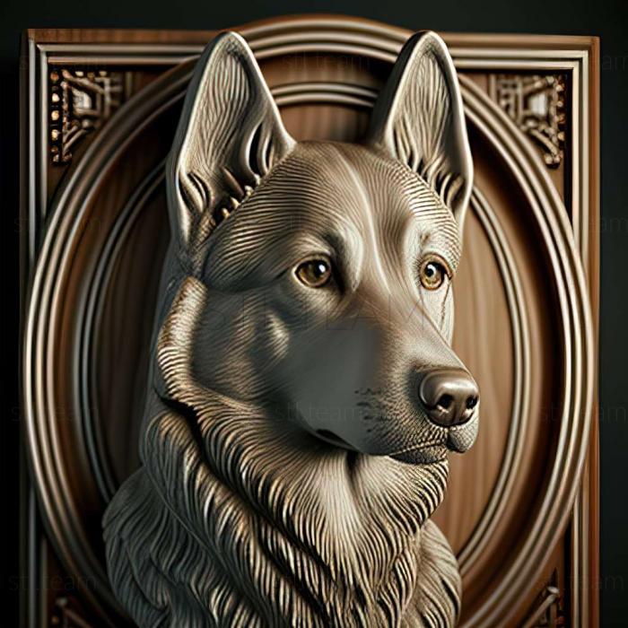 3D модель Собака EaSiberian Husky (STL)